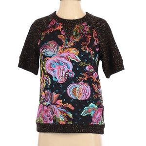 James Coviello Colorful Shortsleeve Sweater